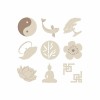 Elements déco en bois : Zen