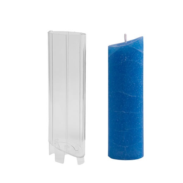 Moule à bougies en polycarbonate, forme ovale