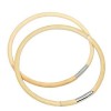 Round bag handles of bamboo Ø20cm, 2 pcs