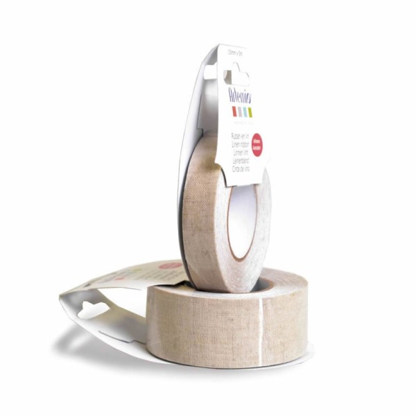Leinenband selbstklebend 15mm x 5m