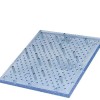 Placa para hilo de metal 11x11cm