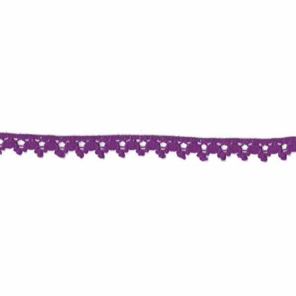 Lace 12mm/1.5m, lilac