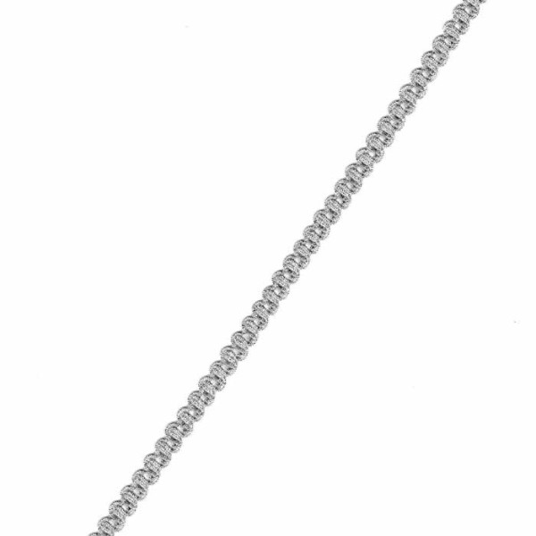 Galon brocart 10mm/2m argent