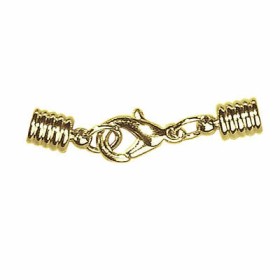 Fermoir 4mm, couleur or