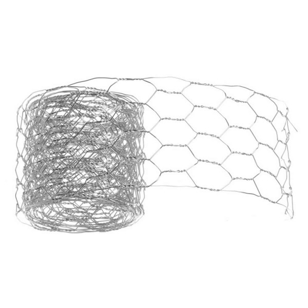 Mesh alu wire, 50mm/2m, silber