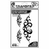 Iron-on fabric, velvet effect, Tribal