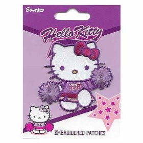 Iron-on motif 60x65mm, Kitty Cheerleader