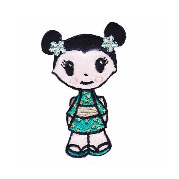 Iron-on motif 26x36mm, Girl