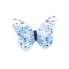 Mariposa con pinza, azul, 8cm, 1 pz