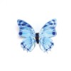 Mariposa con pinza, azul, 8cm, 1 pz