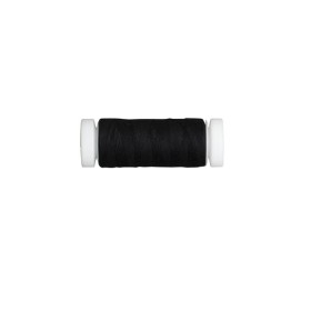 Sewing thread, polyester, black, 150m