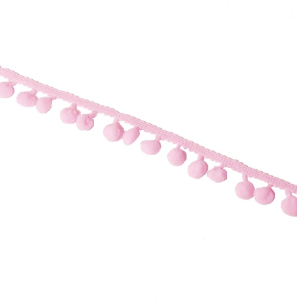 Bommel Band, rosa, 15mm/1m