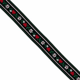 Ribbon Herz-Blume, 23mm/1m
