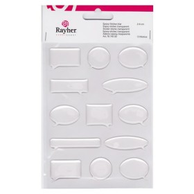 Clear Epoxy stickers