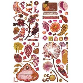 Basic Grey - Chip Stickershapes Indian Summer