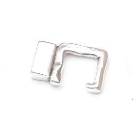 Fermoir crochet 24x17mm pour lanière 10mm, 1 pce