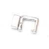 Hook clasp for 10mm strap, 24x17mm, 1 pce