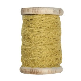 Lace 2cm/3m, mustard