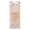Motifs en dentelle fleur/coeur
