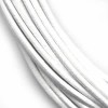 Lederriemen 2mm/1m, weiss