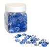 Surtido de bolitas de vidrio azul