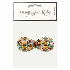 Beaded iron-on motif, 9.5 x 4 cm