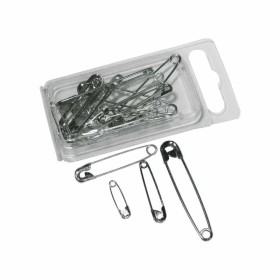 Epingles de sûreté, argent, 20-45mm, +/- 23pcs