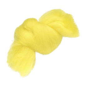 Felting wool, lemon yellow