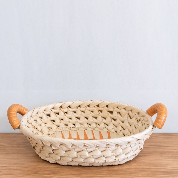 Cesta ovalada, aprox. 18 × 25 cm