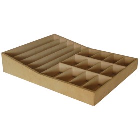 Présentoir / Display en MDF - Casier à compartiments