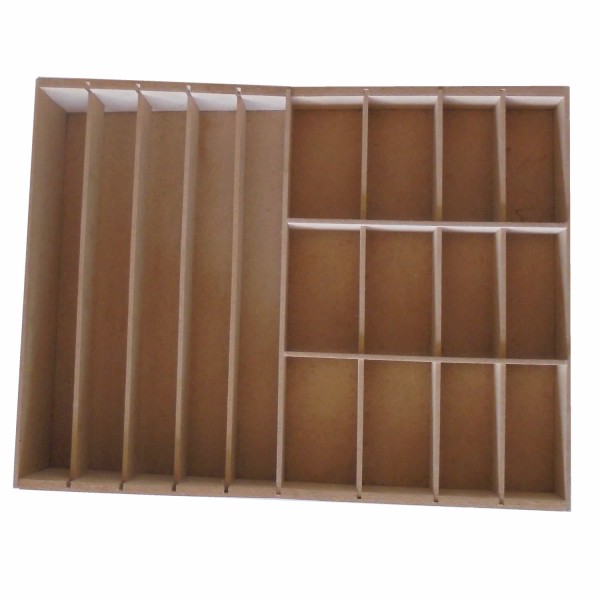 Présentoir / Display en MDF - Casier à compartiments