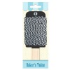 Baker's twine, black-white, 15m