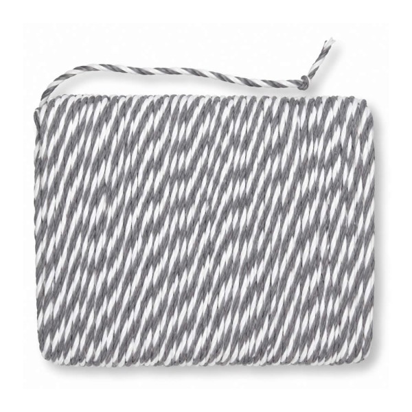 Baker's twine, cordon gris-blanco, 15m