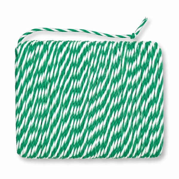 Baker's twine, green-white, 15m