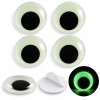 Mobile eyes glow-in-the-dark, self-adhesive, Ø35mm, 4 pcs