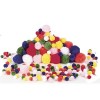 Pompons mix, 100 pces