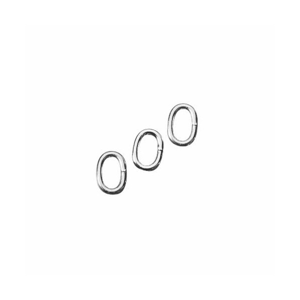 Oval rings, platinum, 20 pces