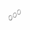 Oval rings, platinum, 20 pces