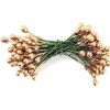 Ilex-Beeren 6mm, 24 Stk, gold