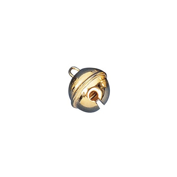 Bells 9mm, 10 pces, gold