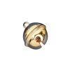 Rollenglöckchen 9mm, 10 Stk, gold
