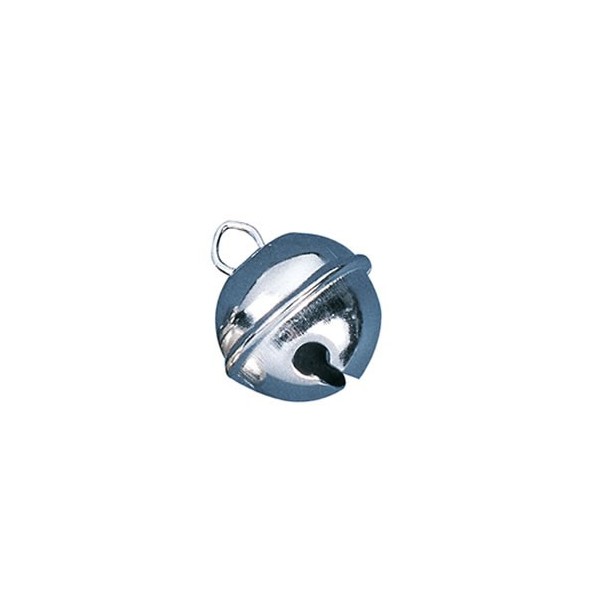 Cascabeles 12mm, 10 unidades, plata