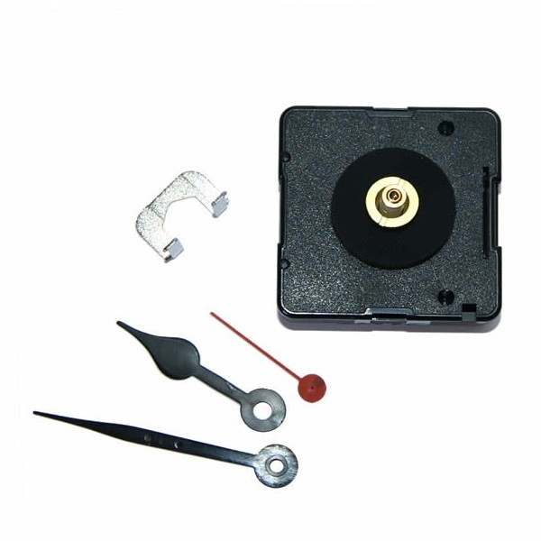 Quartz mechanism and 3 plastic clock-hands