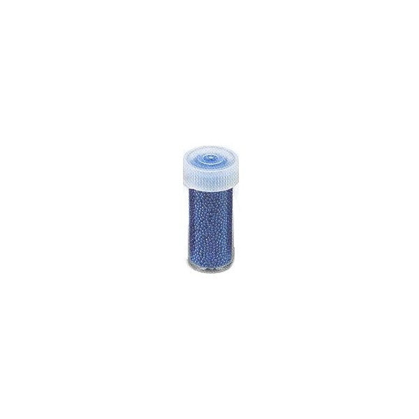 Bolitas de vidrio, 1mm, 20g, azul