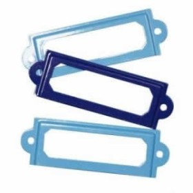 Marcos de metal, azul, 6x2cm, 3 unidades