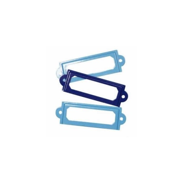 Metall-Rahmen 6x2cm, blau, 3 Stk