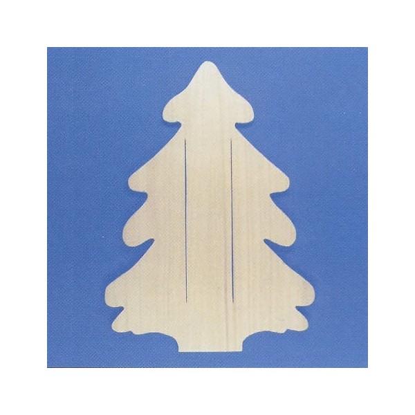 Wooden board fir tree 45cm