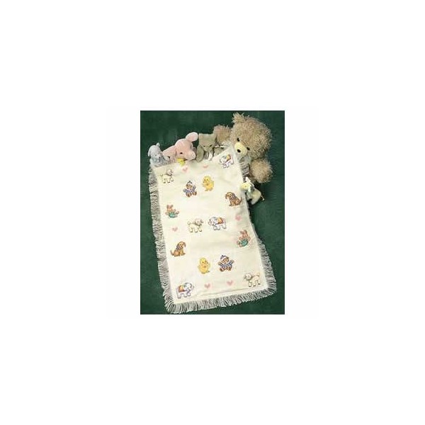 Counted Cross Stitch kit - Sweet Animal Afghan