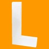 Lettre en carton 20.5cm : L