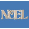 Letras de madera NOEL, 20cm cada